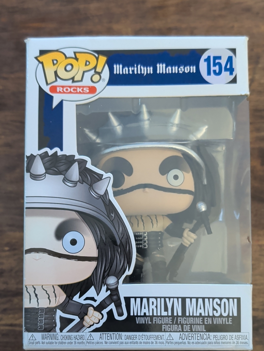 Funko Pop! Rocks Marilyn Manson Vinyl Figure - Black, Silver, Cream